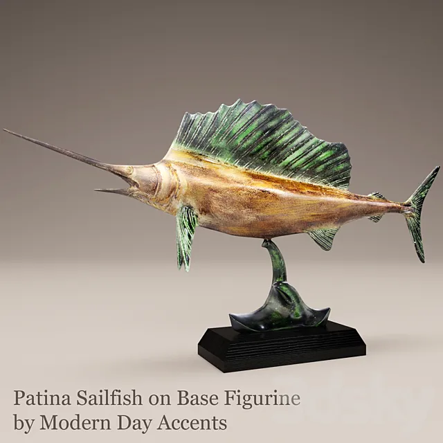 Patina Sailfish. swordfish. swordfish. fish. swordfish. sculpture. statue. figurine. sea. marine. wooden 3DModel Patina Sailfish. swordfish. swordfish. fish. swordfish. sculpture. statue. figurine. sea. marine. wooden 3DModel
