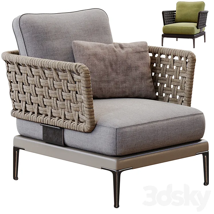 Patio By Minotti 3D Model Free Download