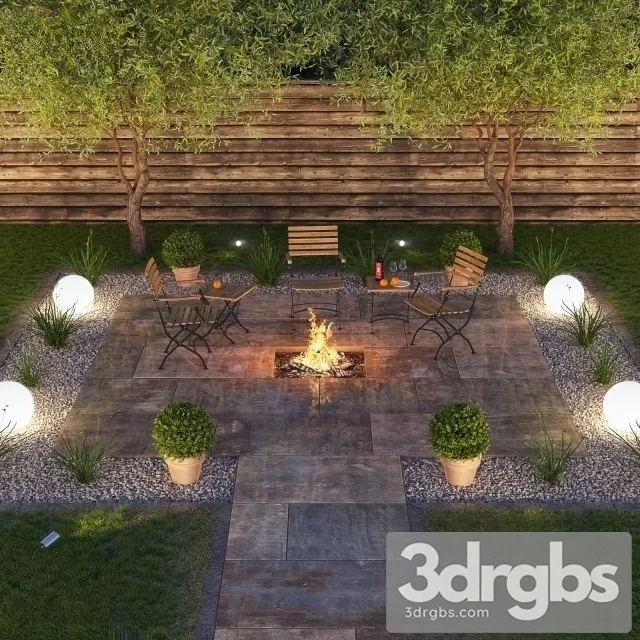 Patio Outdoor 3D Model Download