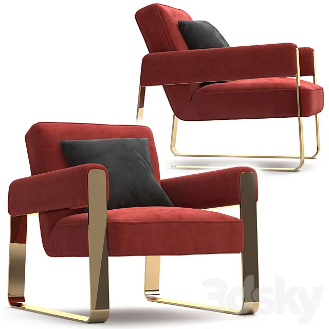 Patricia armchair 3DModel