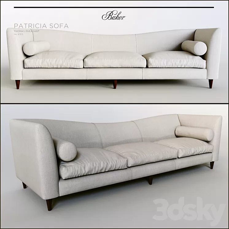 PATRICIA SOFA by Baker Furniture 3D Model