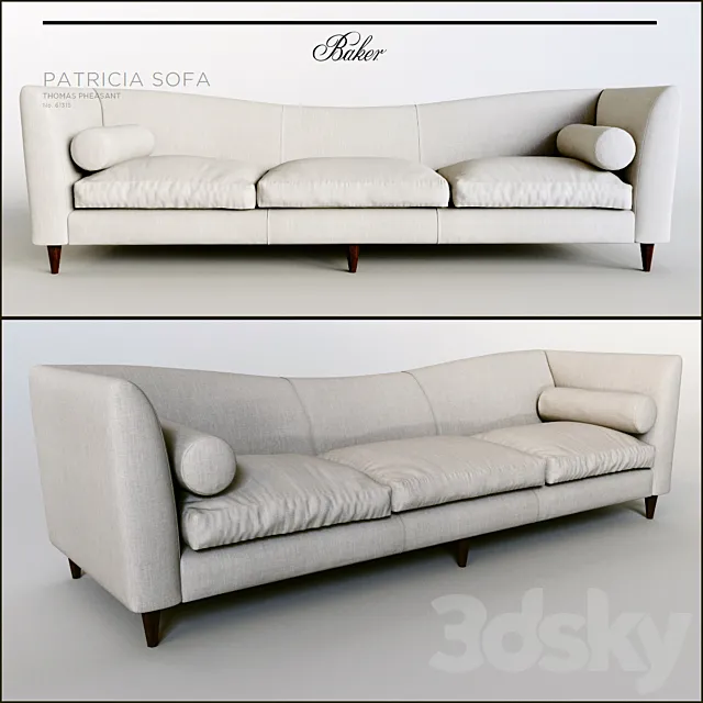 PATRICIA SOFA by Baker Furniture 3DModel