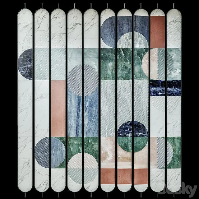 Patricia Urquiola BUDRI MILANO 3D Model Patricia Urquiola BUDRI MILANO 3D Model