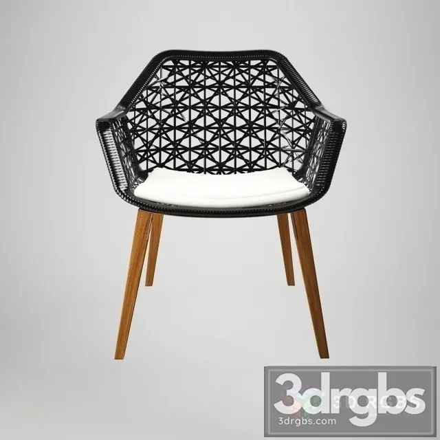 Patricia Urquiola Maia Rope Chair 3D Model Download Patricia Urquiola Maia Rope Chair 3D Model Download