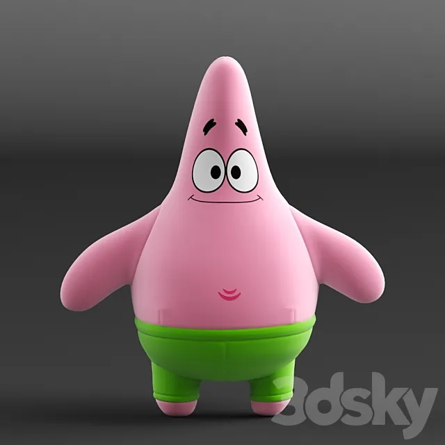 Patrick Star 3DModel Patrick Star 3DModel