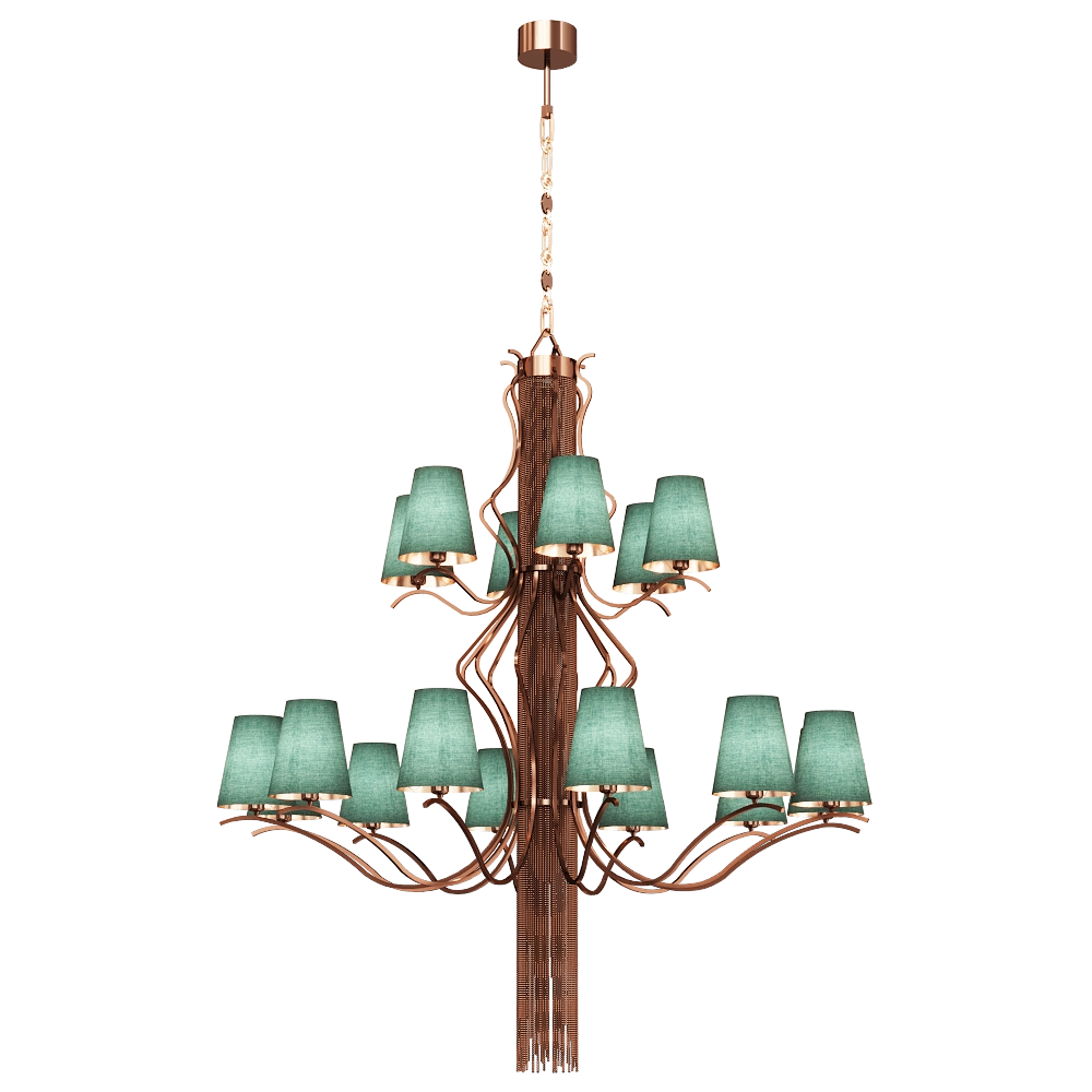 Patrizia Garganti – Chandelier SINUOSAEX03 3D Model
