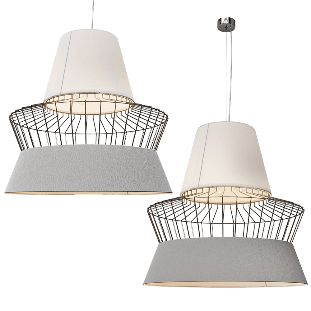 Patrizia Volpato  – Pendant lamp MEXICAN 313 3D Model