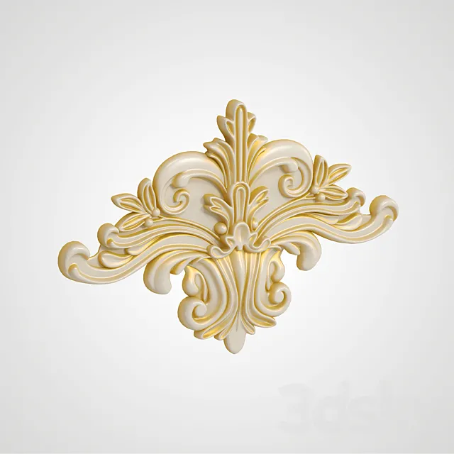 Pattern overlay facade 3D Model