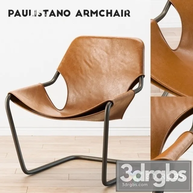 Paulistano Armchair 3D Model Download