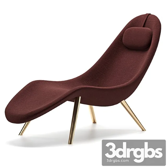 Pause chaise lounge 3D Model Download