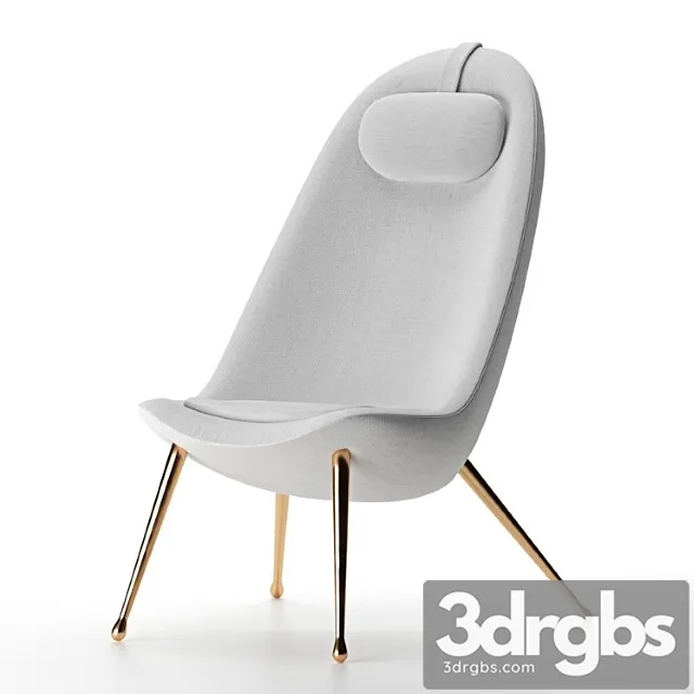 Pause lounge chair 3D Model Download