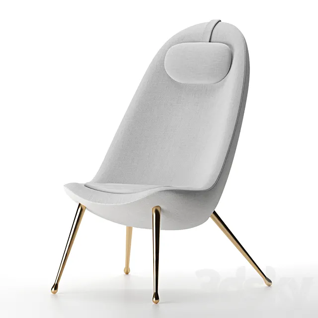 Pause lounge chair 3D Model