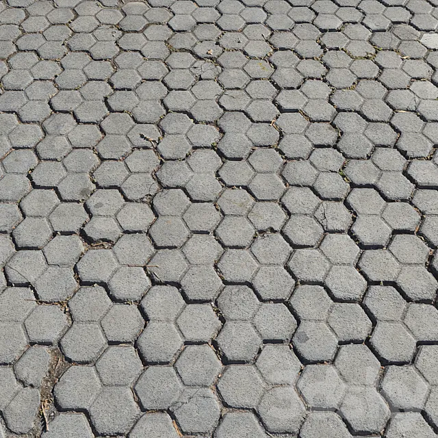 Pavement tiles_7 3DModel Pavement tiles_7 3DModel