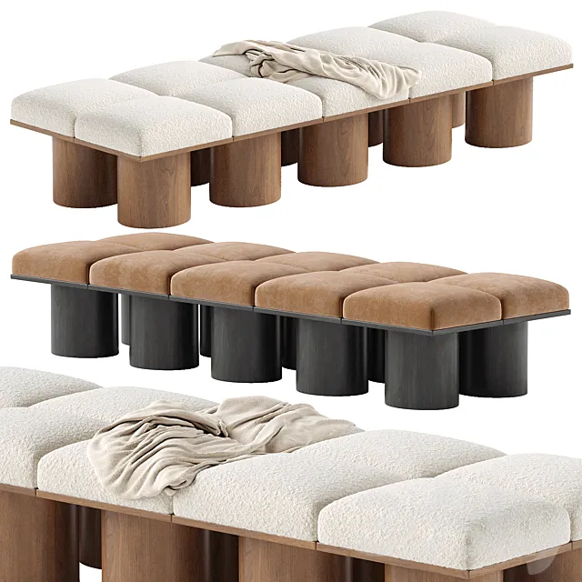 Pavilion Bench 467 3D Model