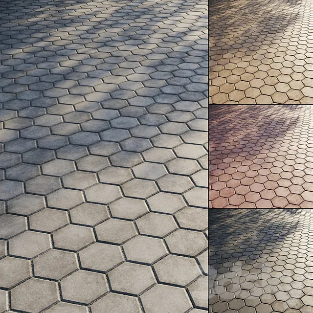 Paving 3D Model Paving 3D Model