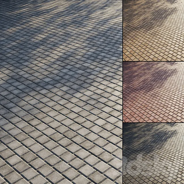 Paving 3D Model Paving 3D Model