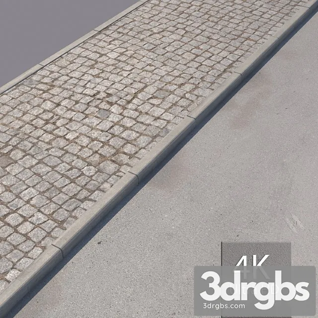 Paving Sidewalk 6 3D Model Download