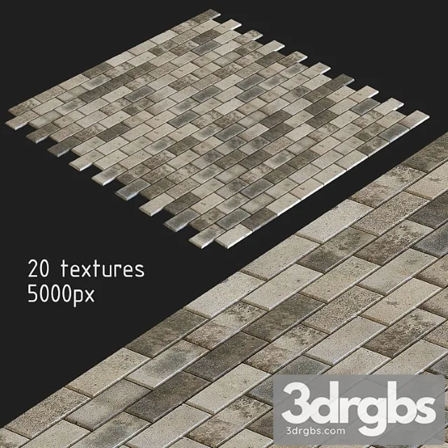 Paving slabs. 20 textures 3D Model Download