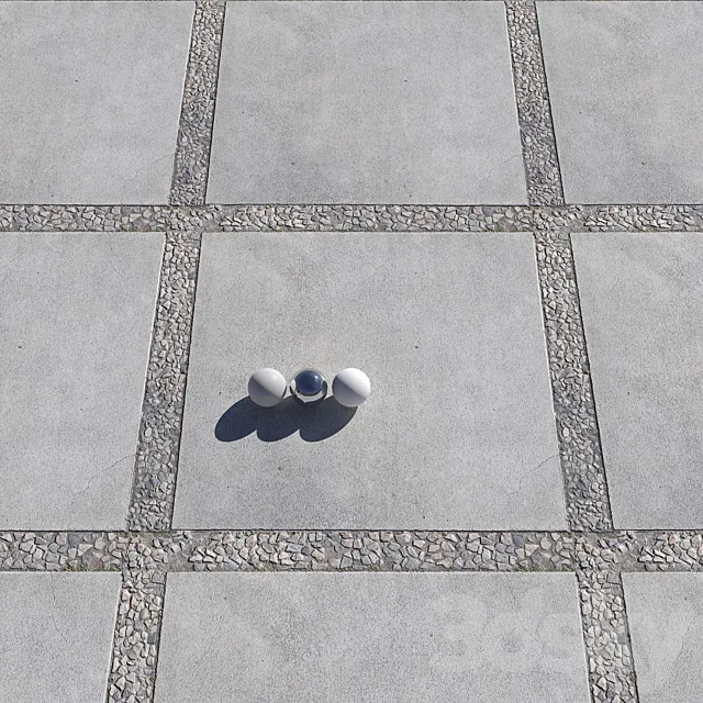 Paving slabs 3D Model Paving slabs 3D Model