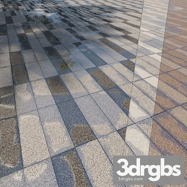 Paving Slabs Belpasso Premium Type 19 XP 3D Model Download