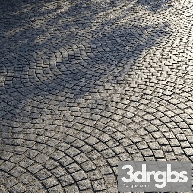 Paving Stone Type 4 3D Model Download
