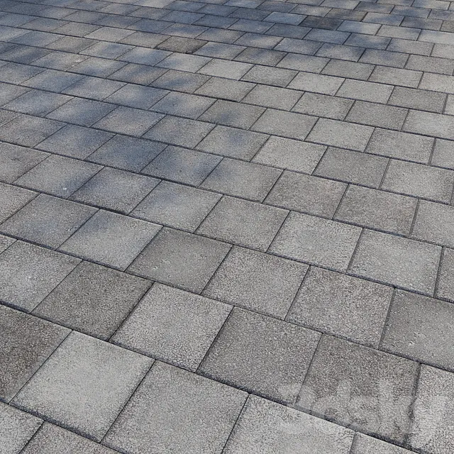 Paving stones 5 3D Model Paving stones 5 3D Model