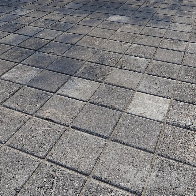 Paving stones 7 3DModel Paving stones 7 3DModel