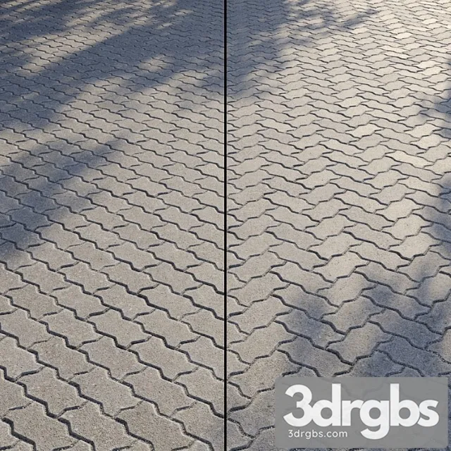Paving Type 1 Set 12 3D Model Download