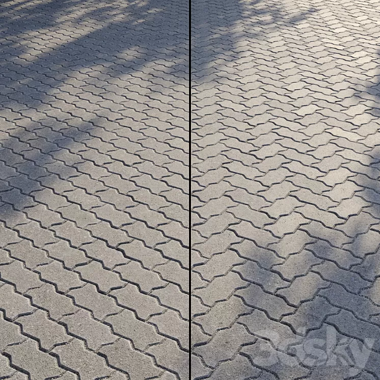 Paving Type 1 Set 12 3D Model