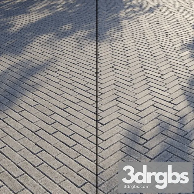 Paving type 1 set 16 3D Model Download