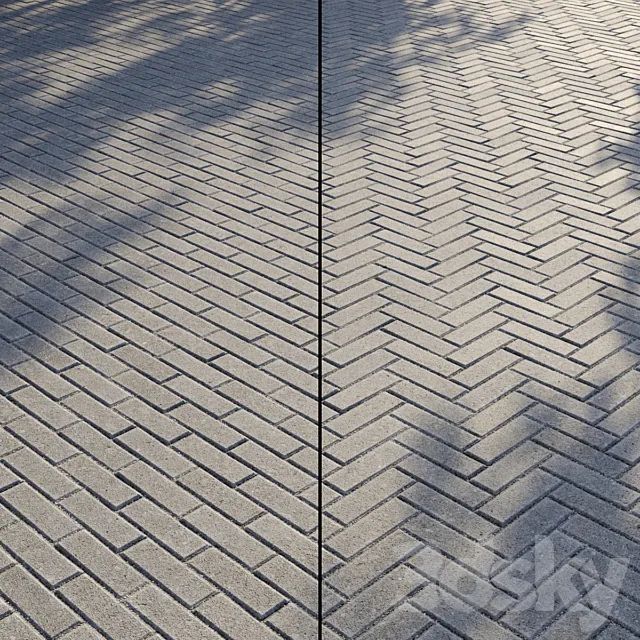 Paving Type 1 Set 16 3D Model Paving Type 1 Set 16 3D Model