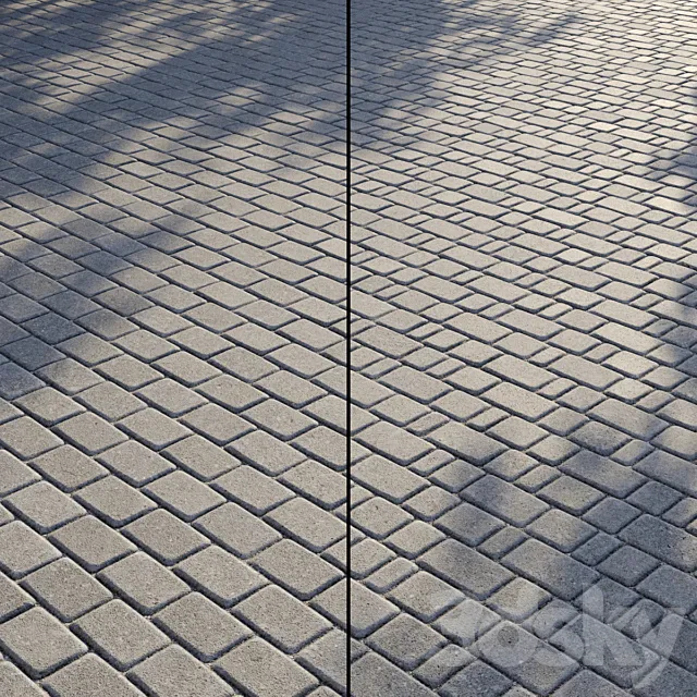 Paving Type 1 Set 6 3D Model Paving Type 1 Set 6 3D Model