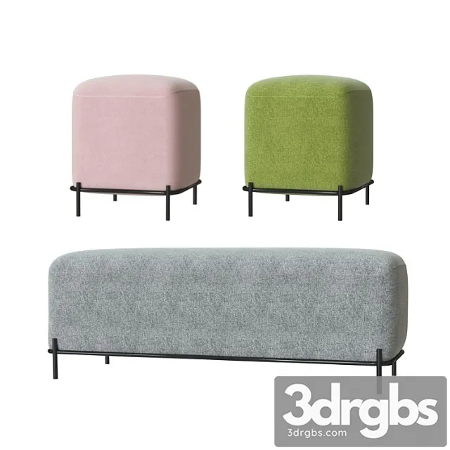 Pawai ottoman 2 3D Model Download