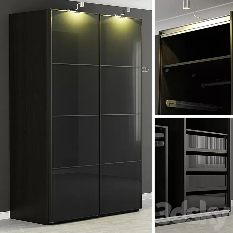 PAX Wardrobe IKEA 3D Model