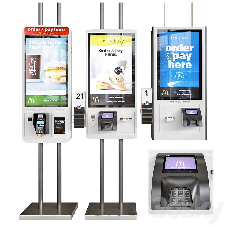 Pay display 3D Model