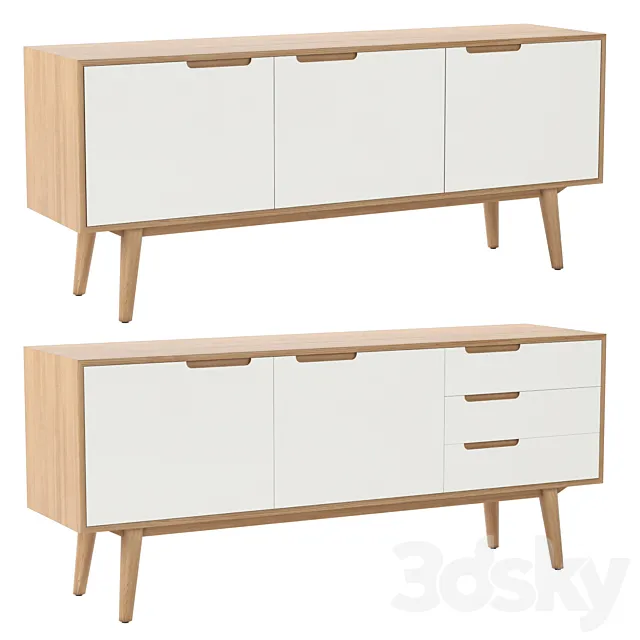 PBJ designhouse Curve Sideboard 1 3D Model PBJ designhouse Curve Sideboard 1 3D Model