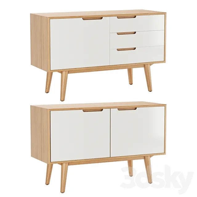 PBJ designhouse Curve Sideboard 2 3D Model PBJ designhouse Curve Sideboard 2 3D Model
