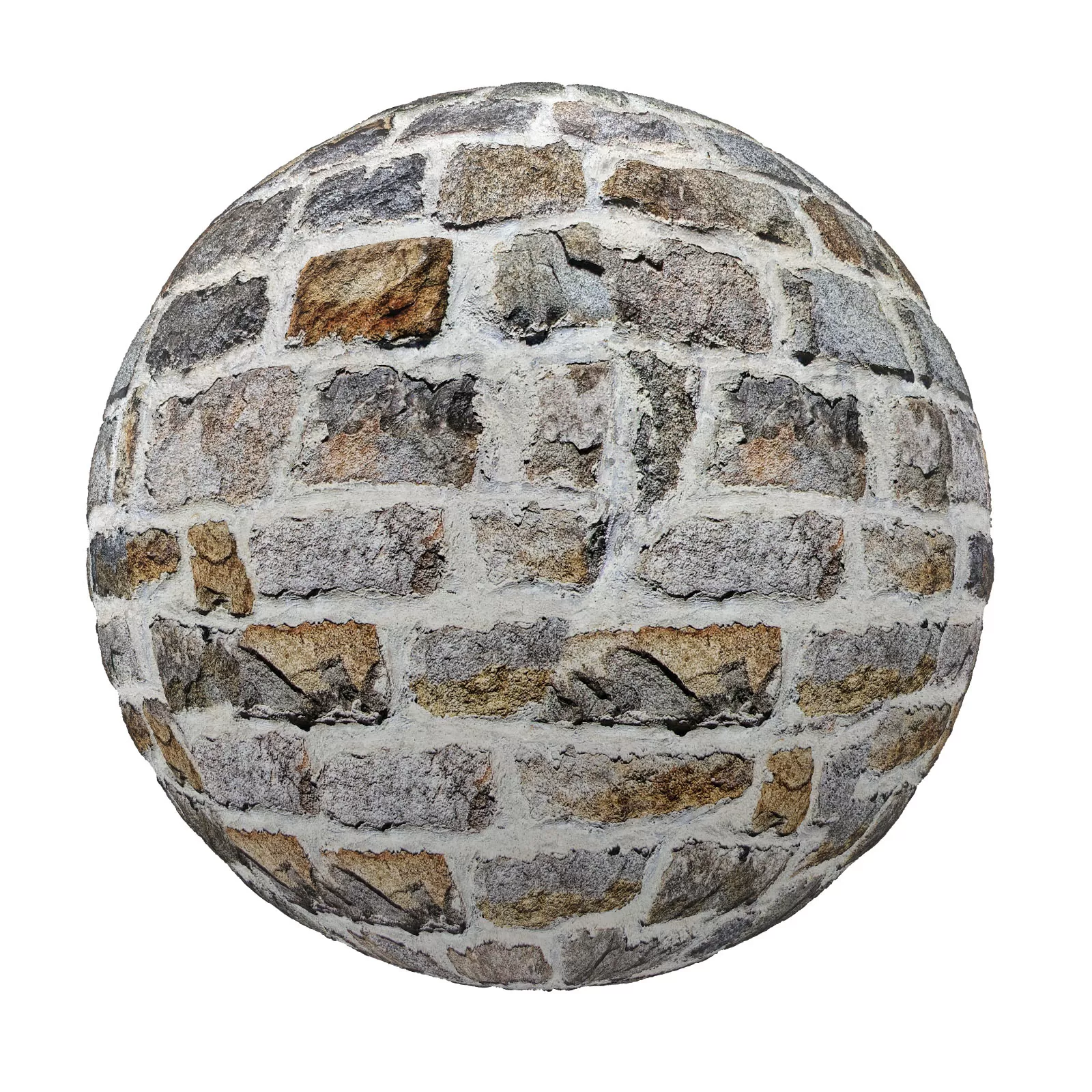PBR CGAXIS TEXTURES – BRICK – Stone Brick Wall 11