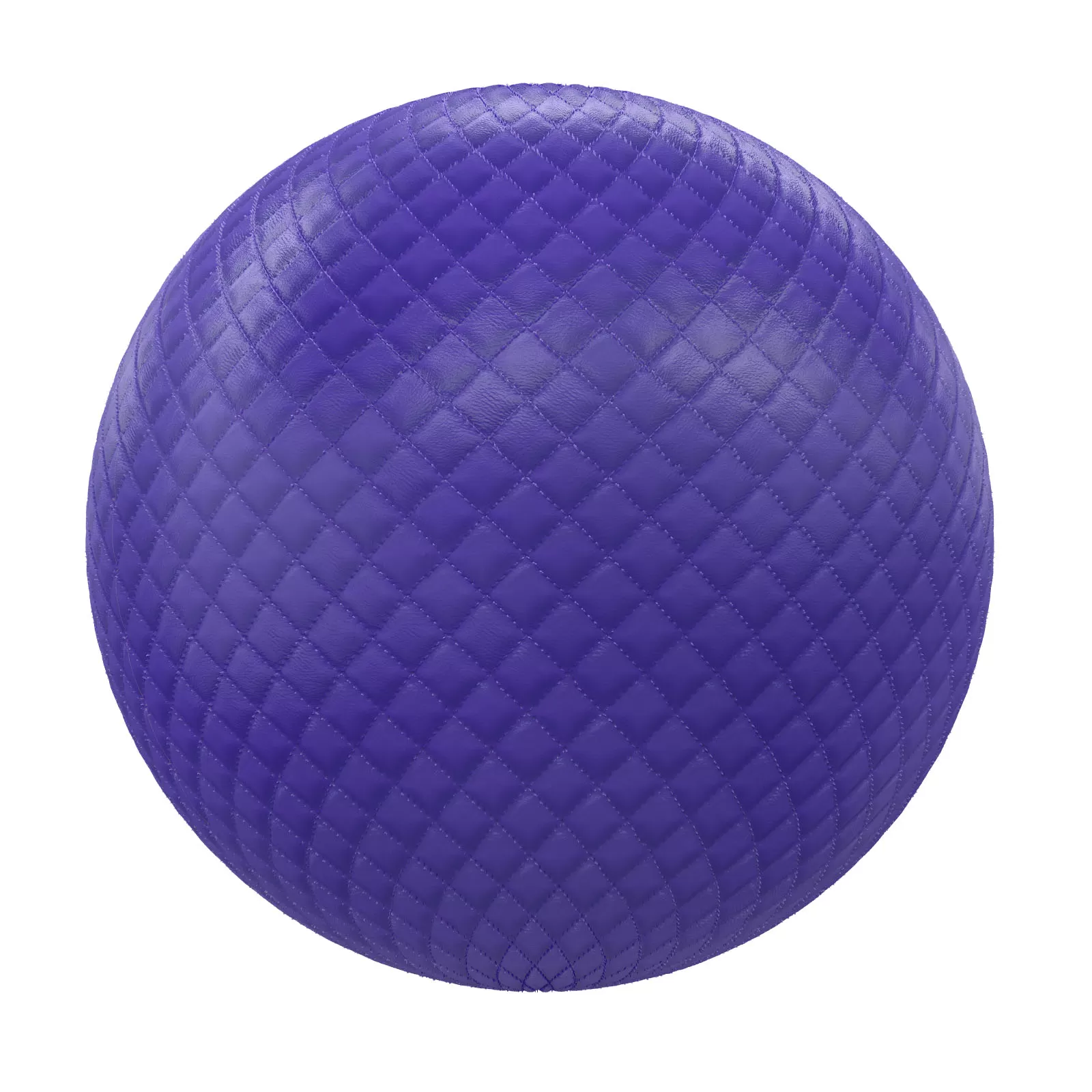 PBR CGAXIS TEXTURES – LEATHER – Blue Quilted Leather
