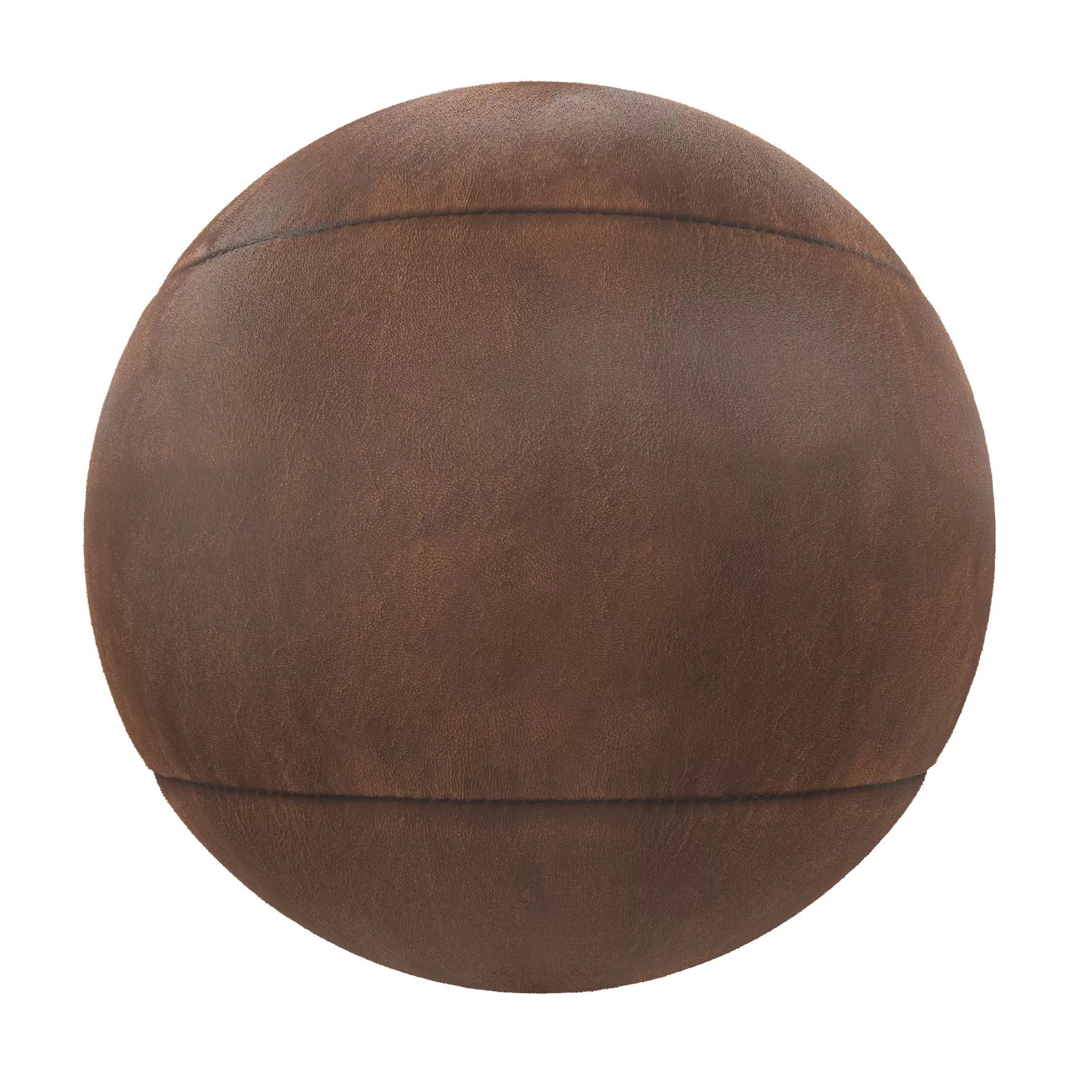 PBR CGAXIS TEXTURES – LEATHER – Stitched Brown Leather 4