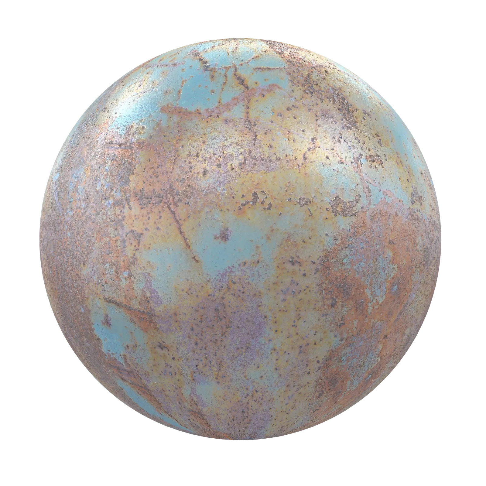 PBR CGAXIS TEXTURES – METALS – Old Metal 08