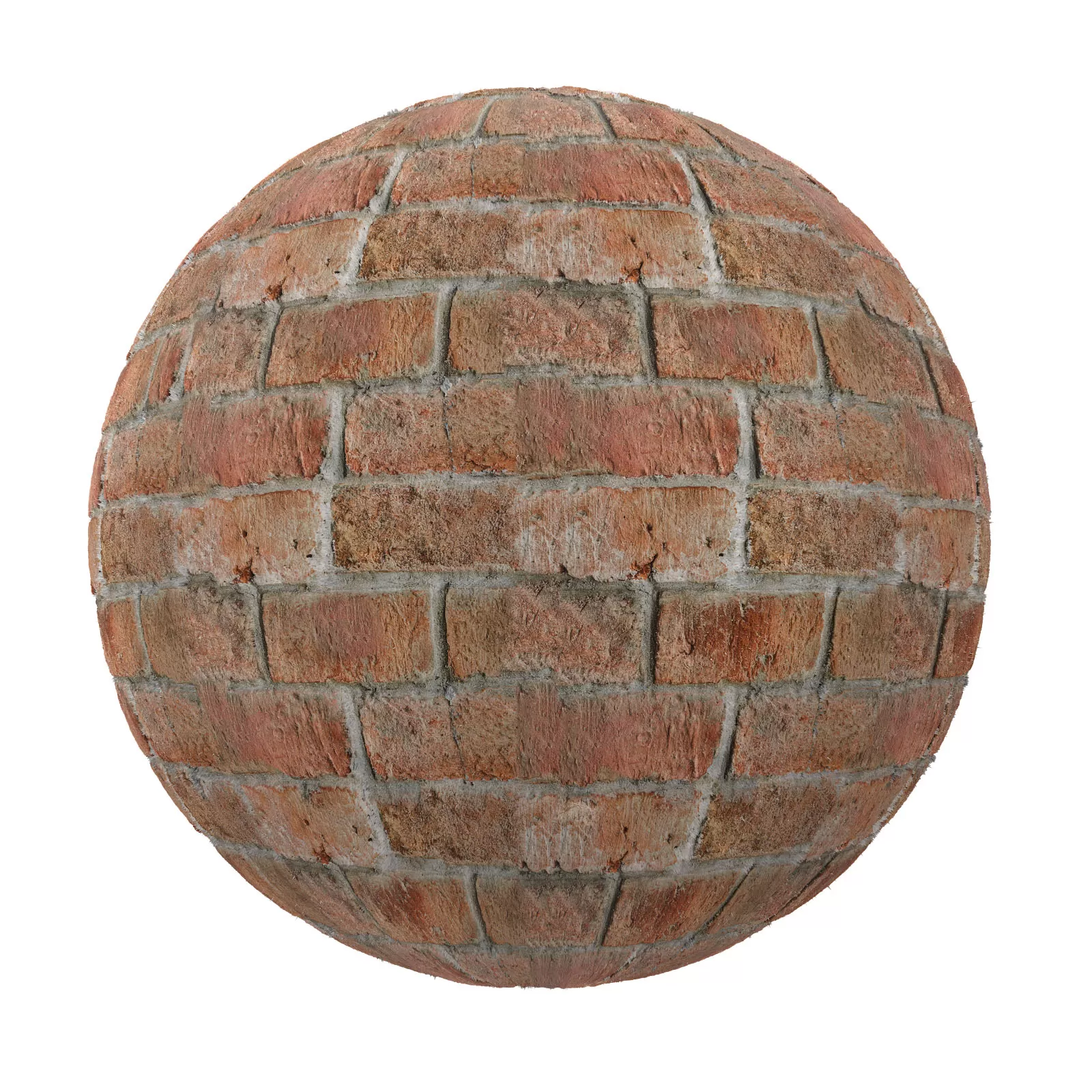 PBR CGAXIS TEXTURES – PAVEMENTS – Red Brick Pavement 8