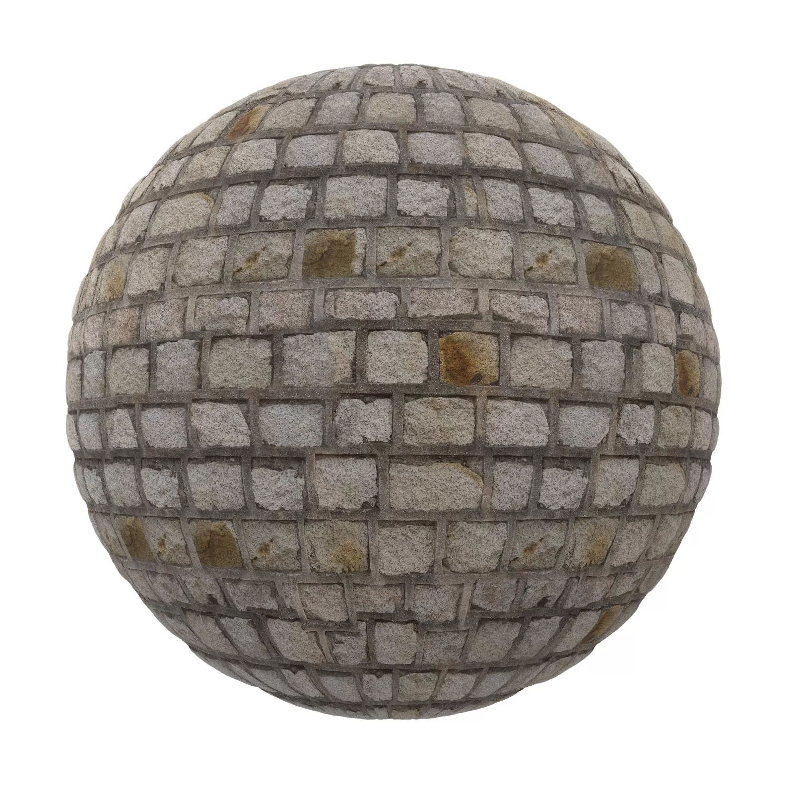 PBR CGAXIS TEXTURES – PAVEMENTS – Stone Brick Pavement 4