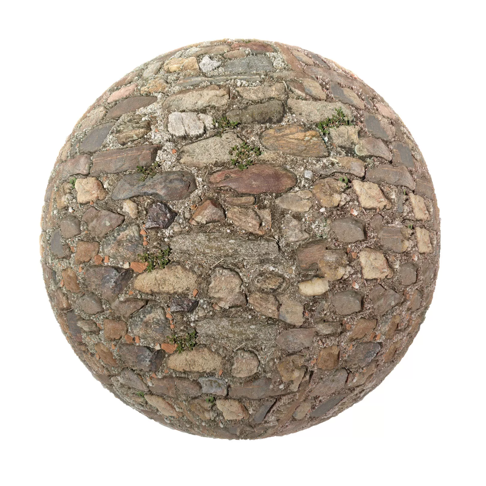 PBR CGAXIS TEXTURES – PAVEMENTS – Stone Pavement 11