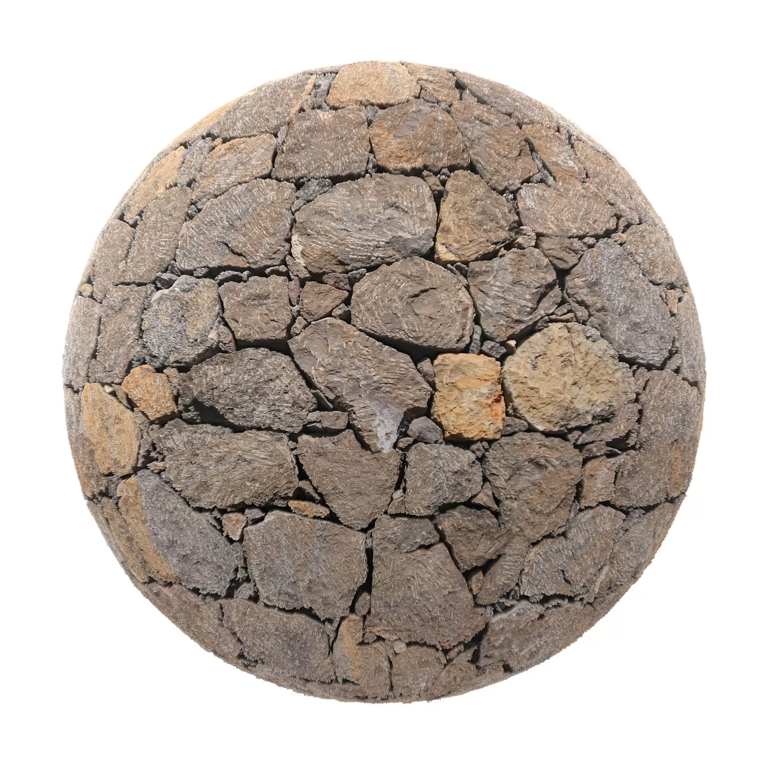 PBR CGAXIS TEXTURES – PAVEMENTS – Yellow Stone Pavement 1
