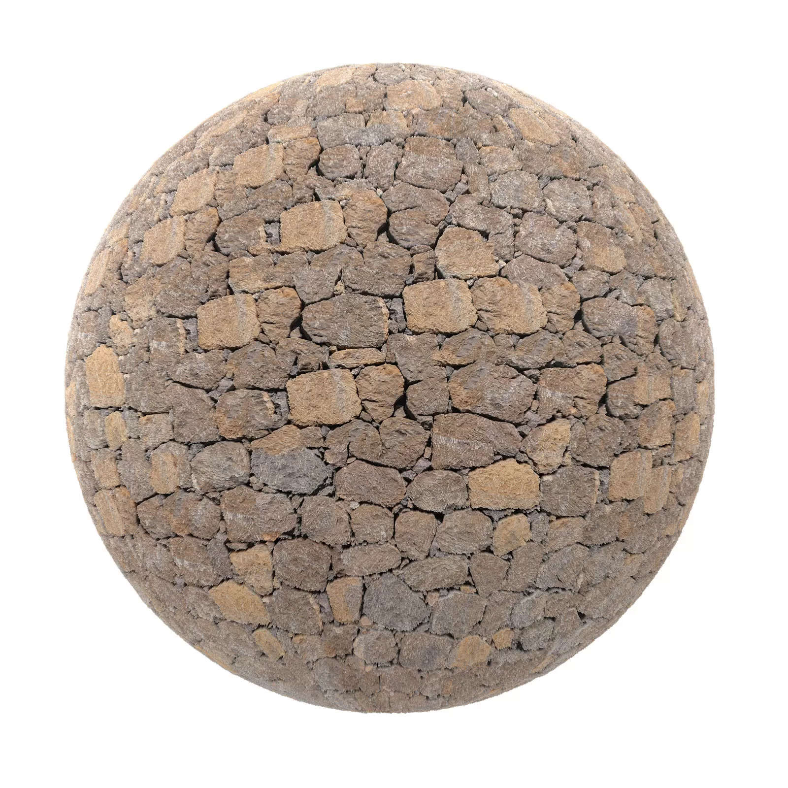 PBR CGAXIS TEXTURES – PAVEMENTS – Yellow Stone Pavement 2