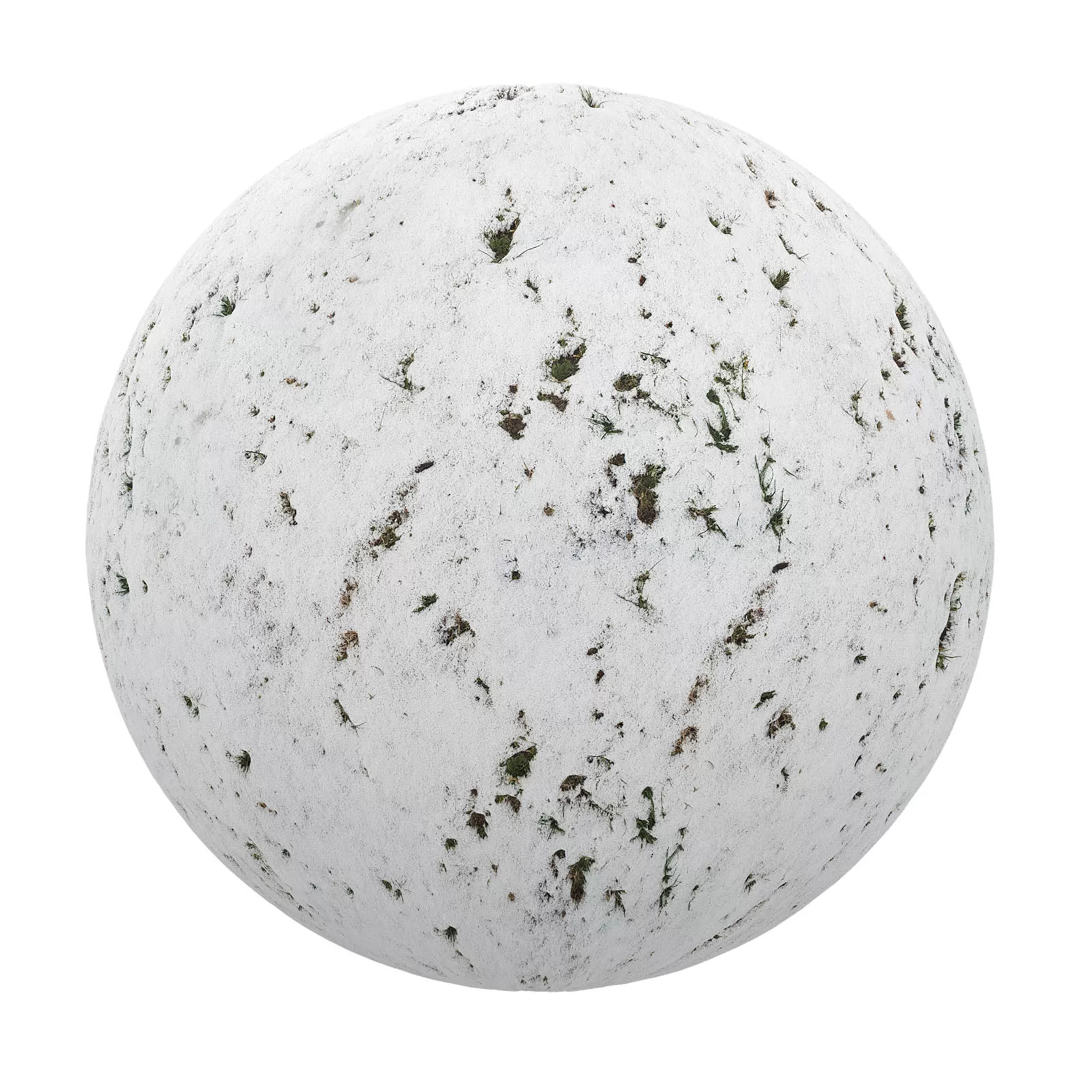 PBR CGAXIS TEXTURES – SNOW – Snow Covering Grass 5