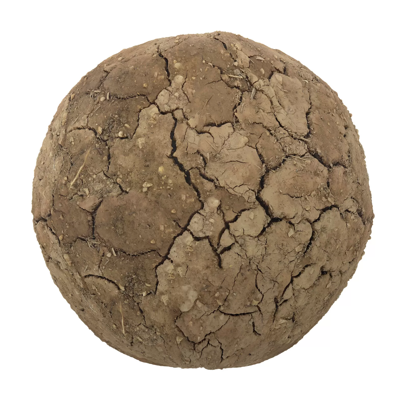 PBR CGAXIS TEXTURES – SOIL – Dry Cracked Dirt 4