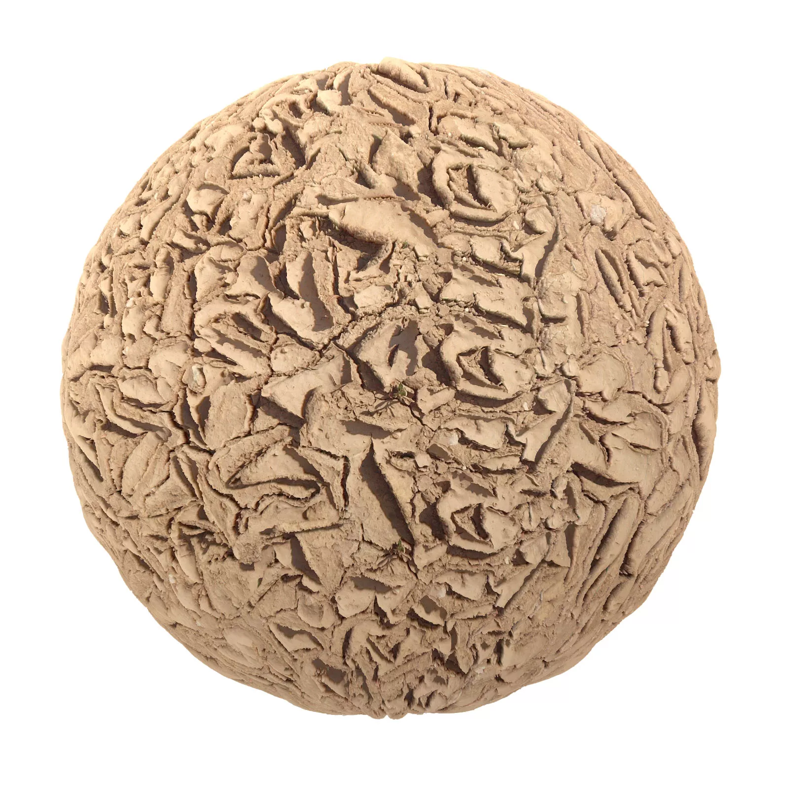 PBR CGAXIS TEXTURES – SOIL – Flaky Dry Mud