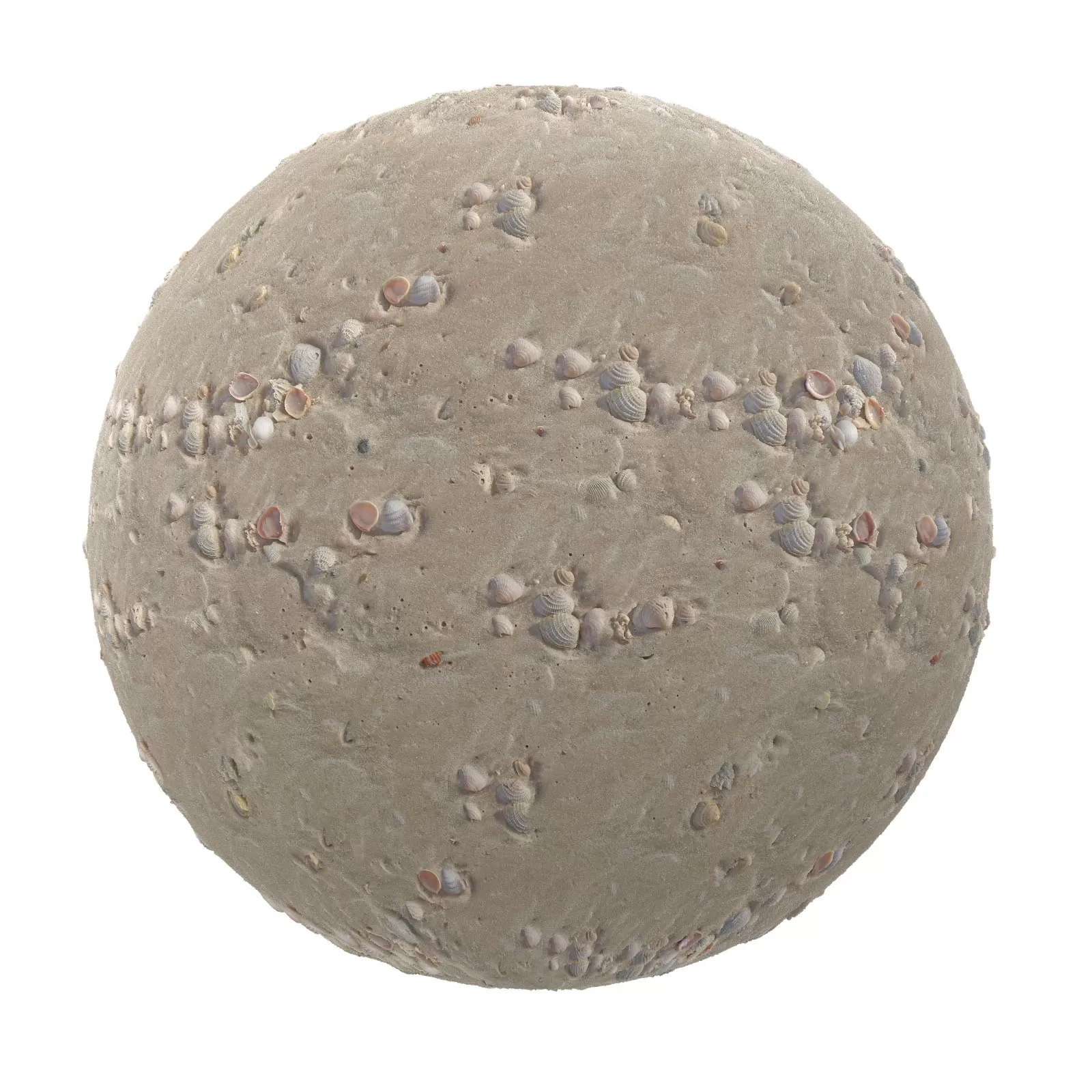 PBR CGAXIS TEXTURES – SOIL – Sand With Shells